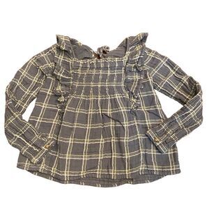 Justice | Long Ruffle Sleeve Blouse, Size 7